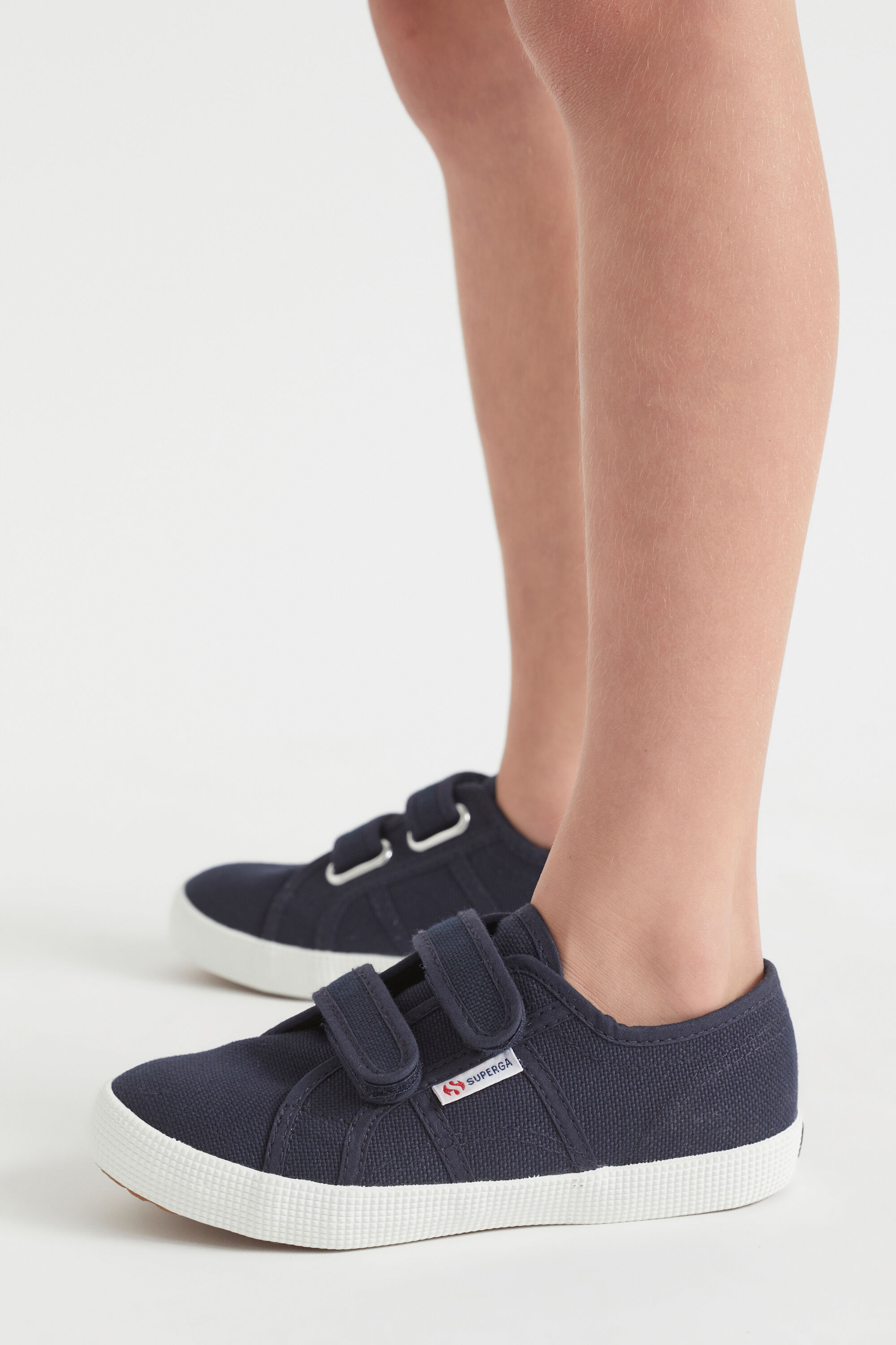 Superga velcro navy top