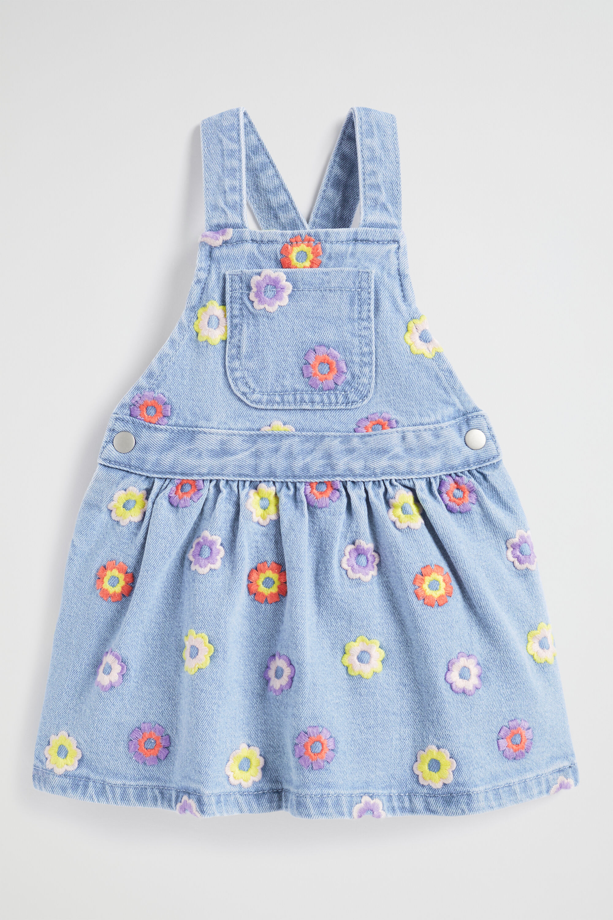 Baby denim outlet pinafore dress