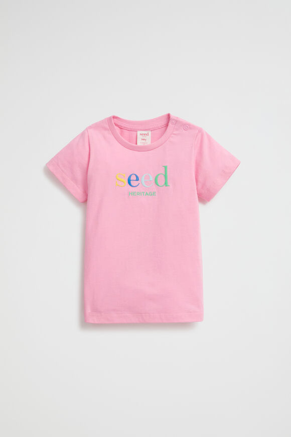 Core Logo Tee  Candy Pink Multi  hi-res