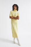 Roll Neck Knit Midi Dress  Soft Butter Marle  hi-res