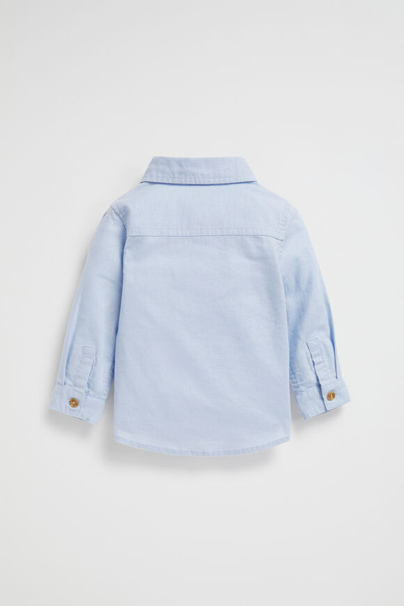 Core Linen Shirt  Powder Blue  hi-res