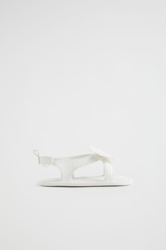 Mini Flower Sandal  White  hi-res