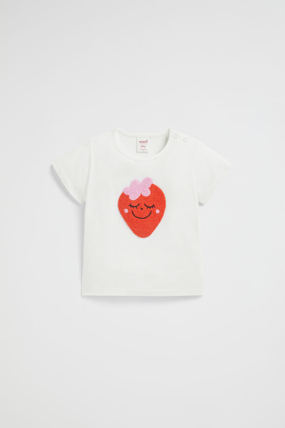 Strawberry Chenille Tee  Canvas  hi-res