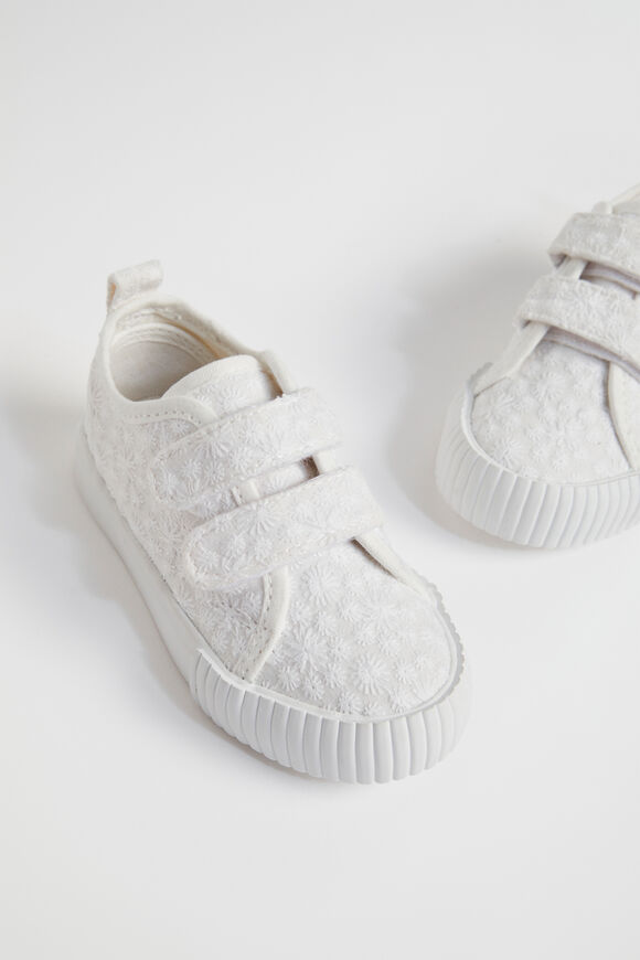Mini Broderie Sneaker  White  hi-res