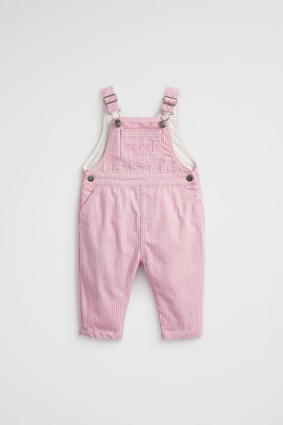 Stripe Logo Overall  Candy Pink  hi-res