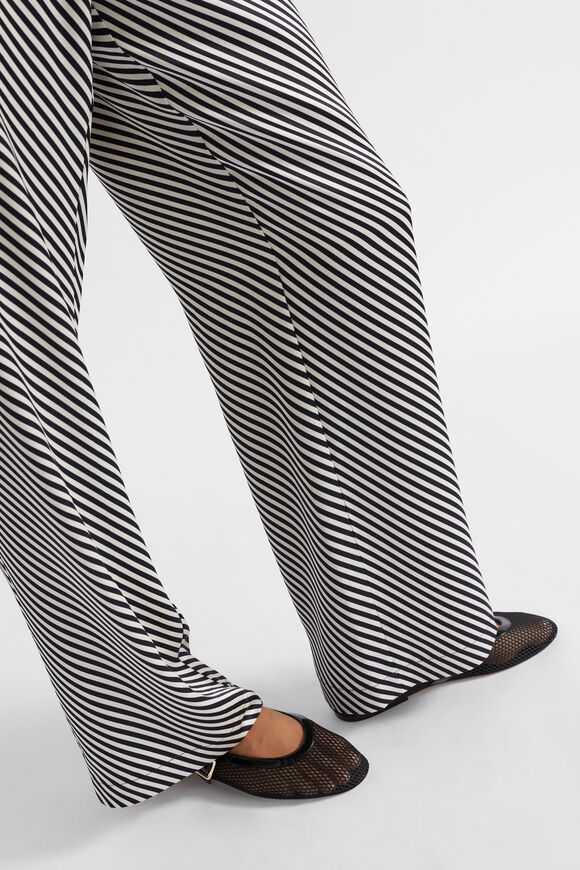 Diagonal Stripe Pant  Black Stripe  hi-res