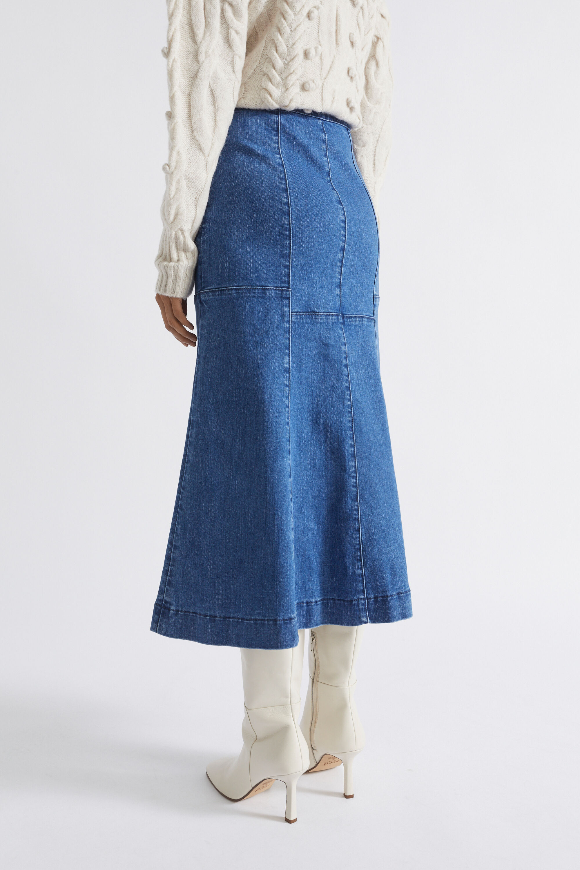Button sales fly skirt