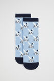 Bunny Yardage Sock  Blue  hi-res