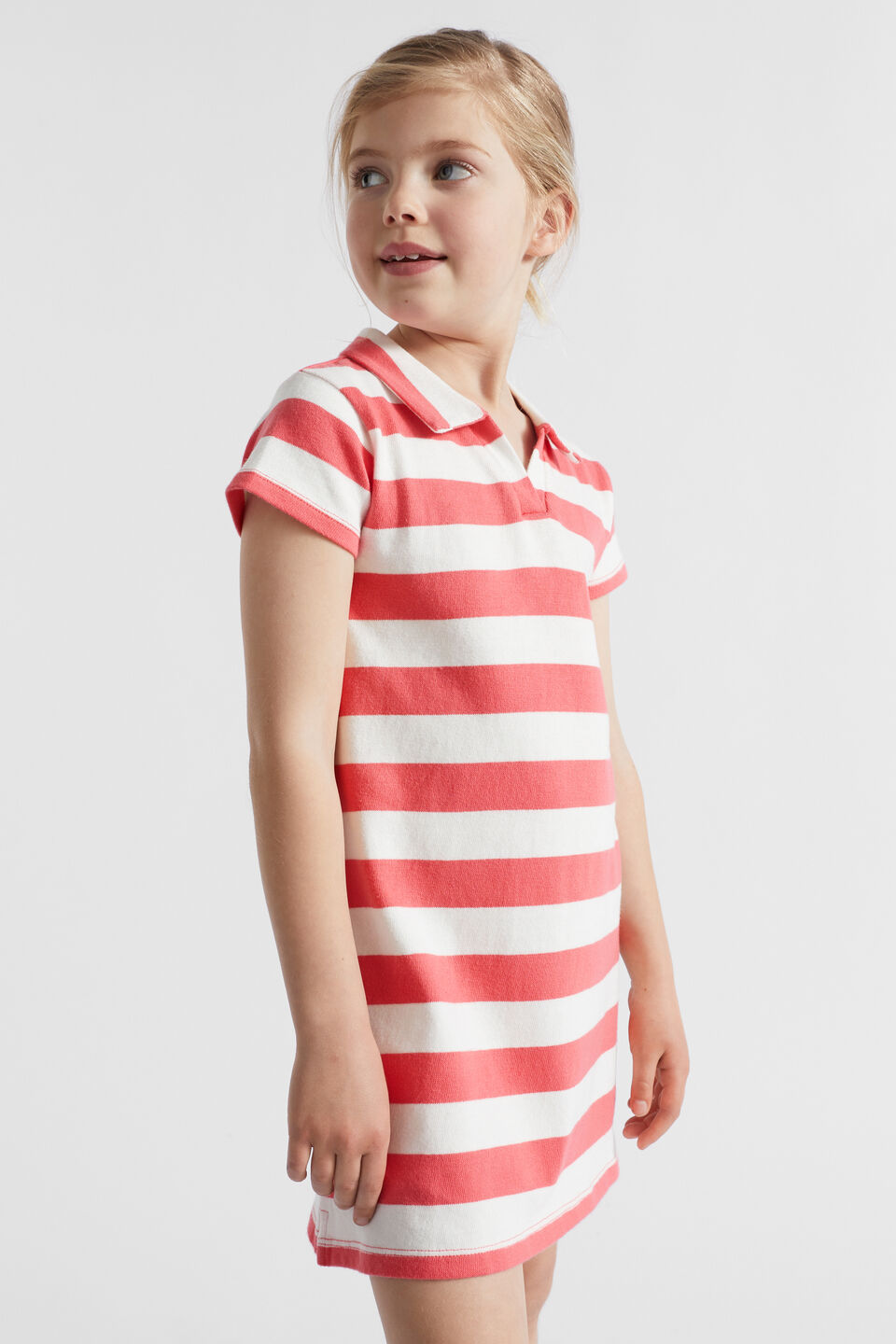 Core Rugby Dress  Wild Berry Stripe  hi-res