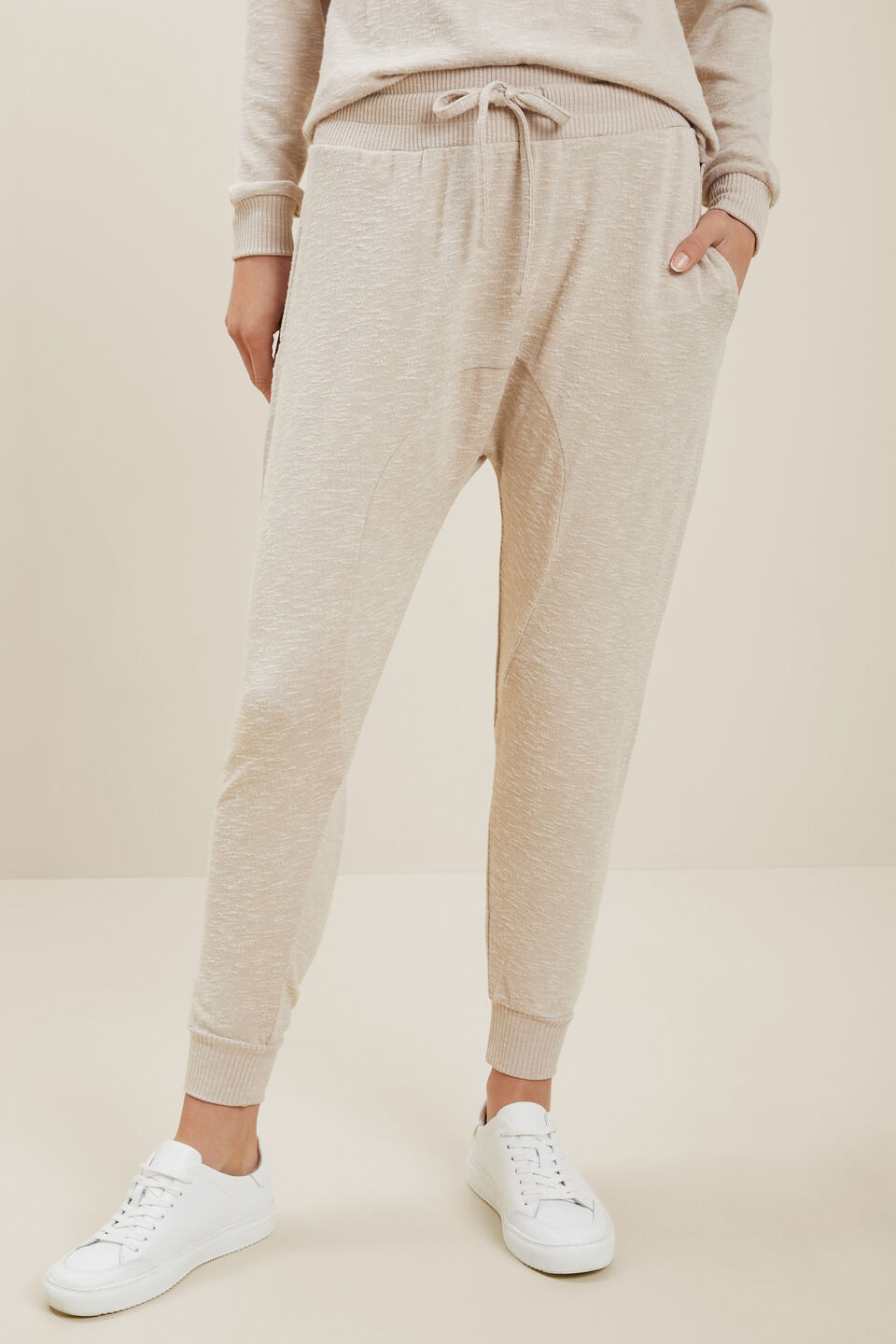 Supersoft Trackpant  Neutral Blush Marle