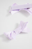 Double Bow Clips  Orchid  hi-res