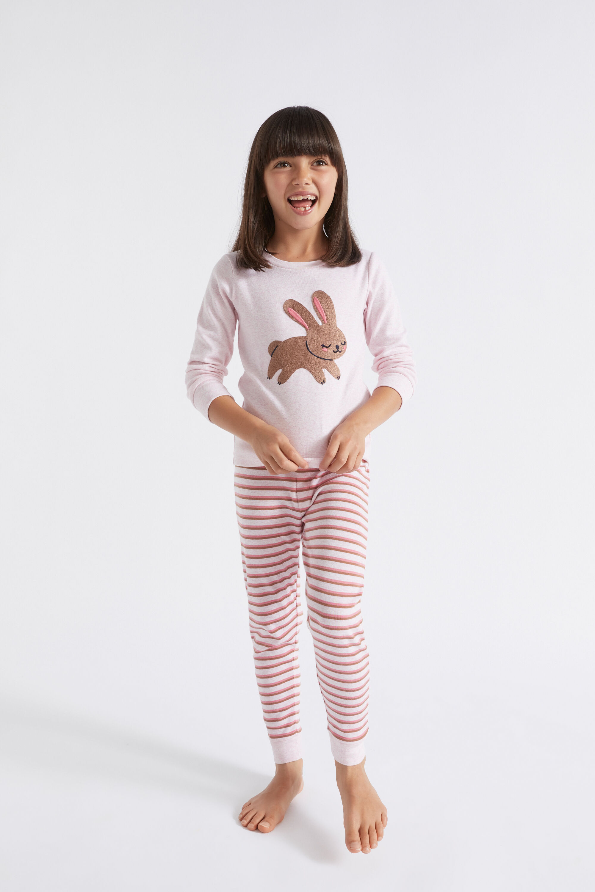 Embroidered Bunny Pyjama