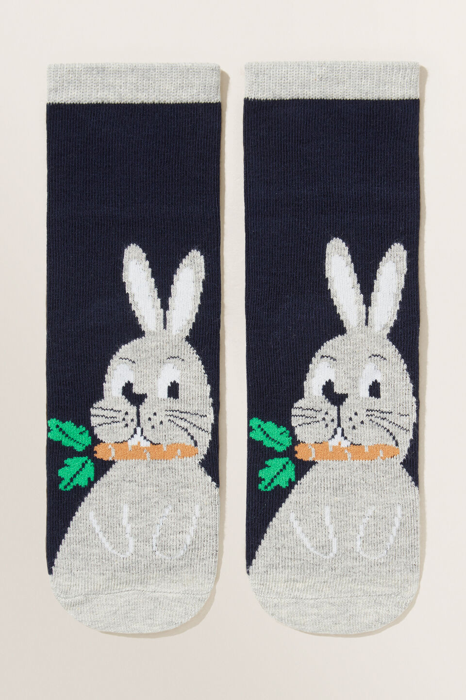 Bunny Socks  Navy  hi-res