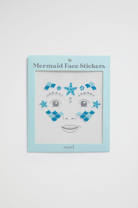 Mermaid Face Sticker  Multi  hi-res