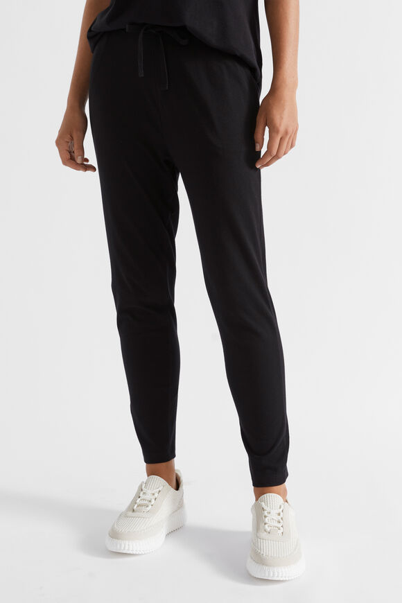 Core Heritage Jersey Trackpant  Black  hi-res