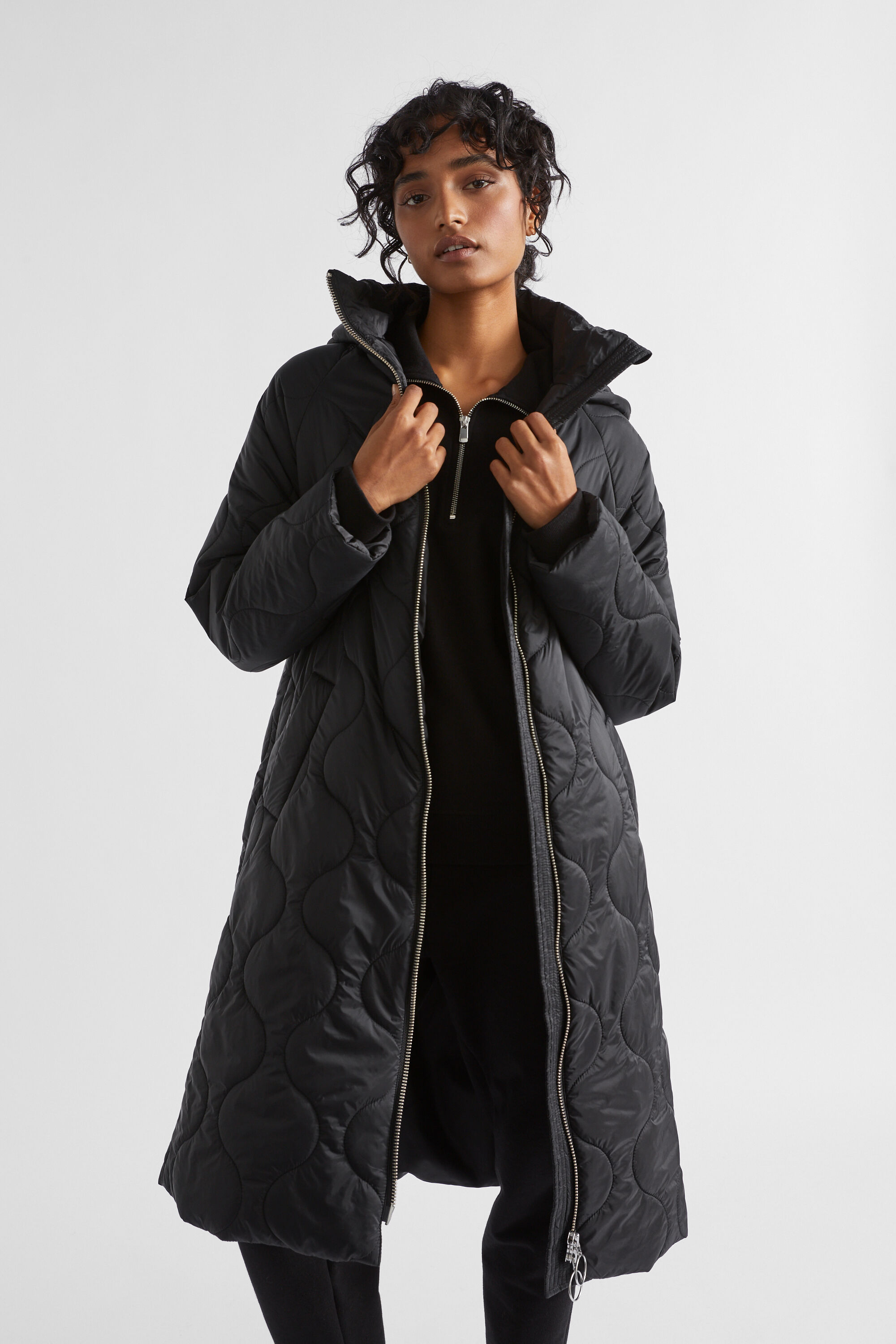 Seed longline puffer jacket store