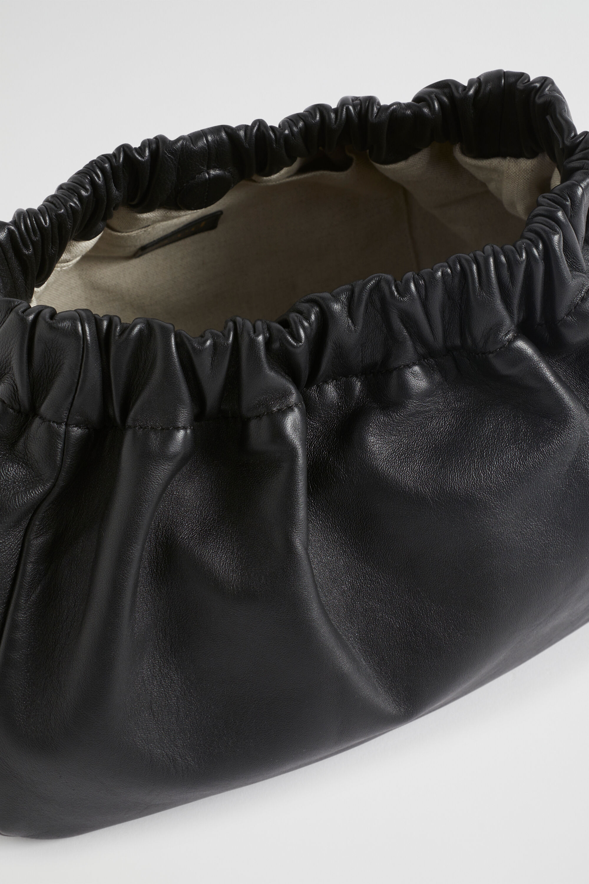 Black leather 2024 clutch