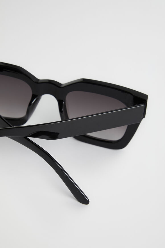 Caitlin Rectangle Sunglasses  Black  hi-res