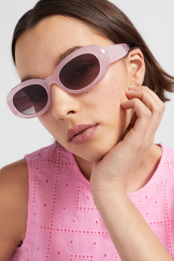 Laney Oval Sunglasses  Pink Gin  hi-res