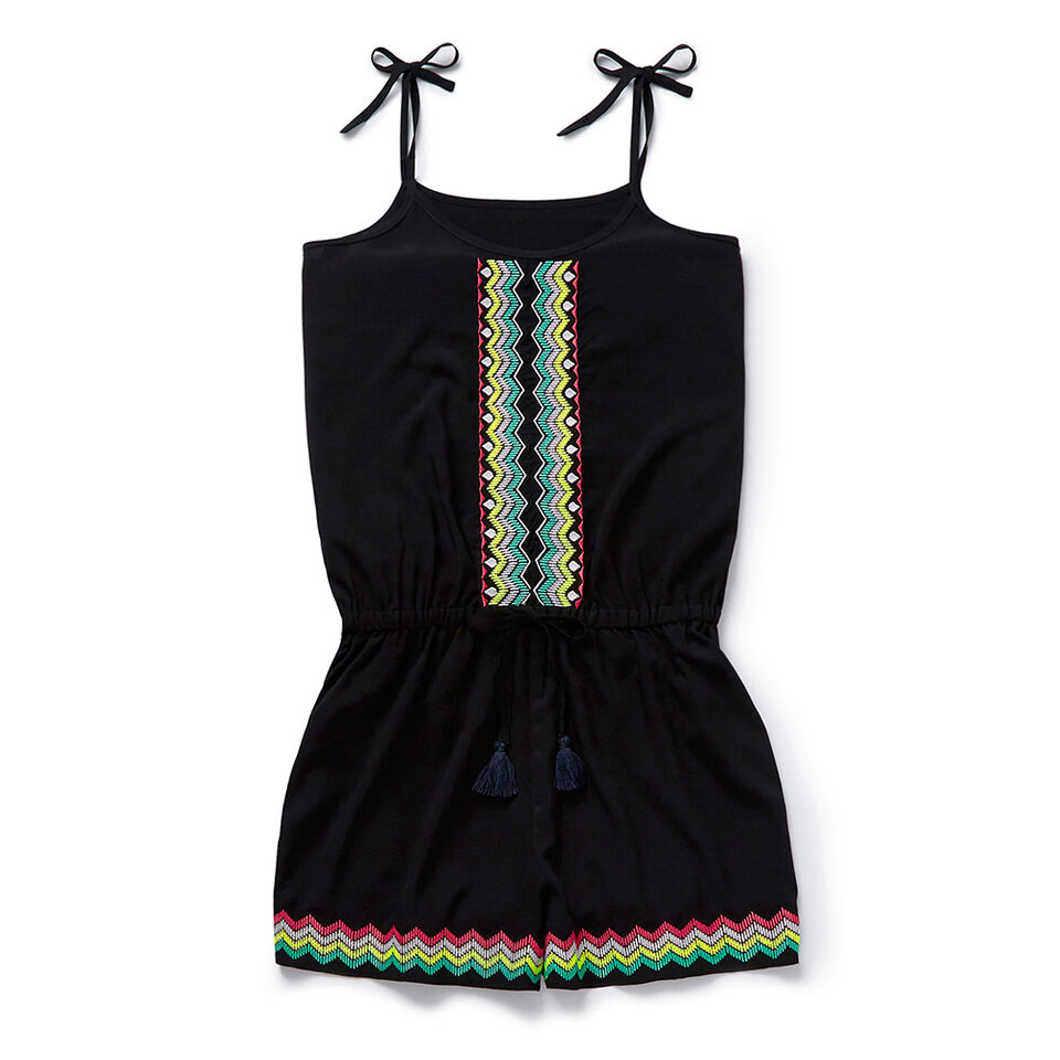 Embroidered Playsuit  