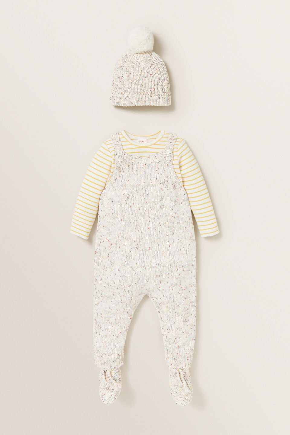 Rainbow Knitted Overall  
