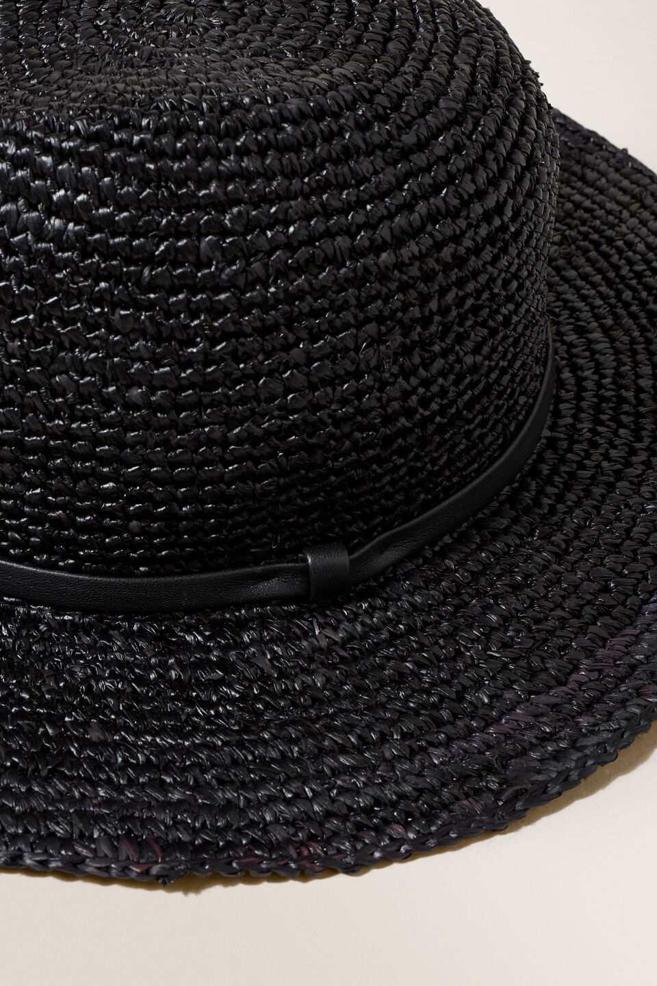 Essential Panama Hat  True Black