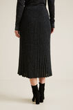 Metallic Knit Skirt    hi-res