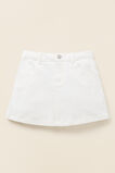 A-line Denim Skirt  Cream Wash  hi-res