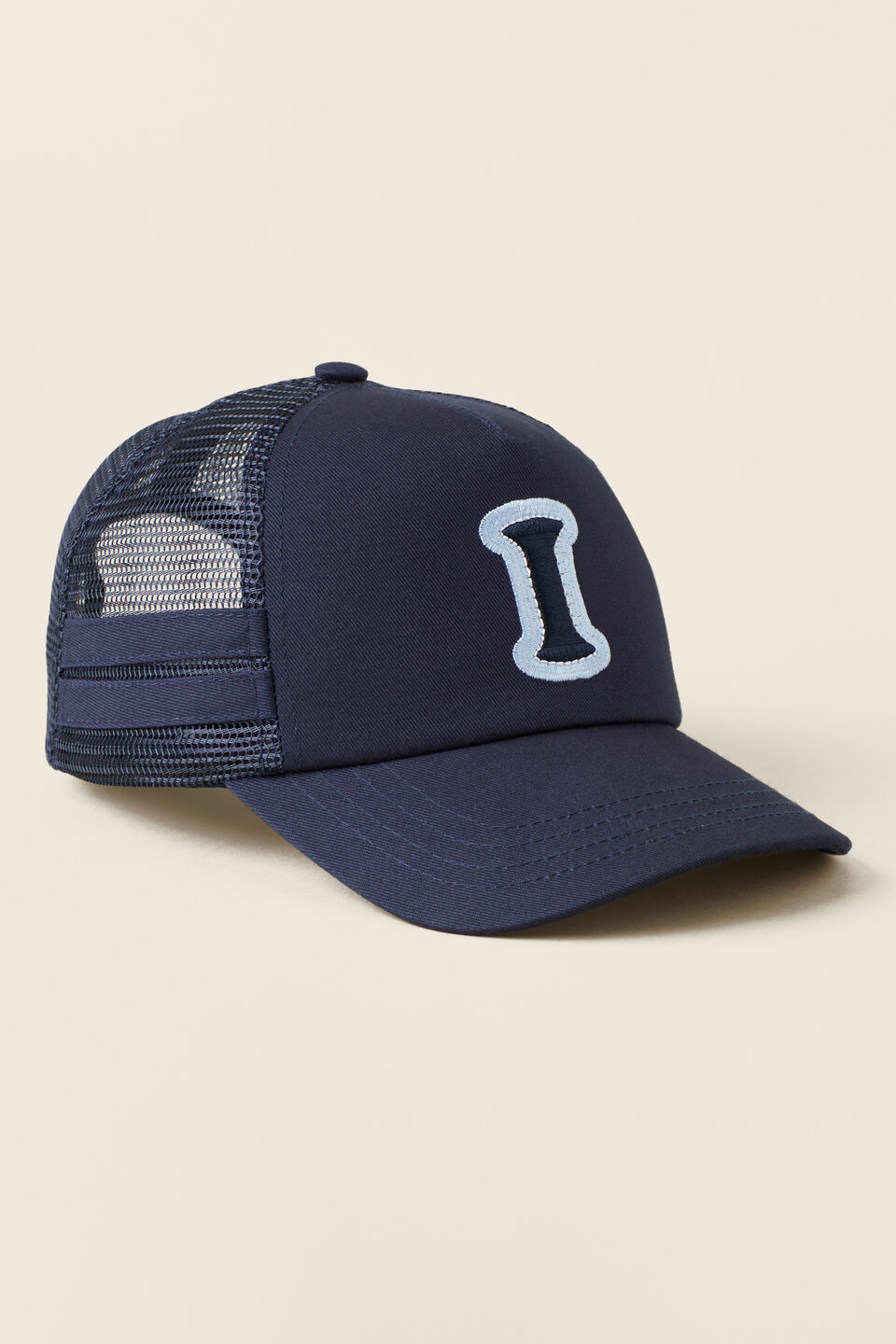 Embroidered Initial Cap  I