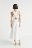 Linen Halter Midi Dress  Whisper White  hi-res