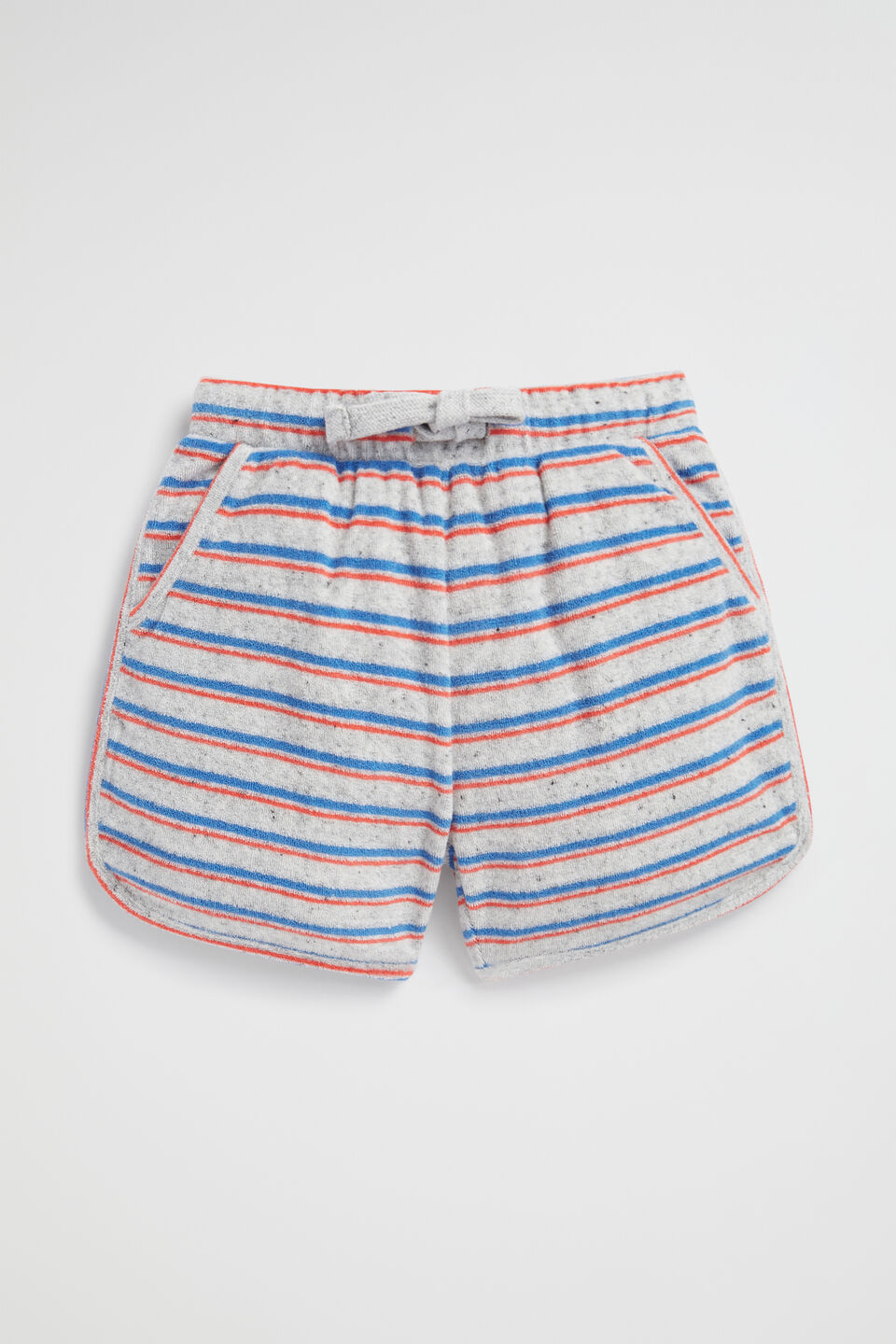 Stripe Terry Short  Cloudy Marle