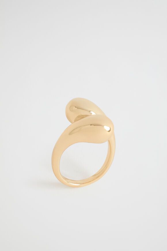 Sculptural Ring  Gold  hi-res