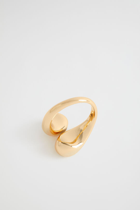 Sculptural Ring  Gold  hi-res