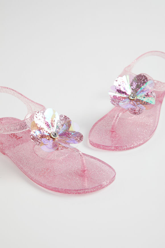 Flower Jelly Sandal  Pink  hi-res