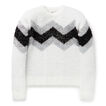 Chevron Lurex Sweater    hi-res