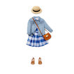 Gingham Double Layer Dress    hi-res