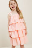 Tiered Frill Dress  Dusty Rose  hi-res