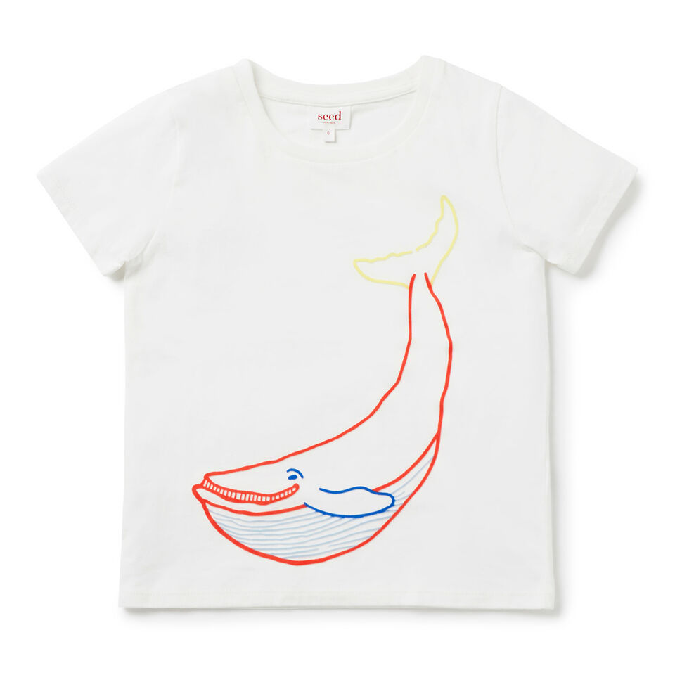 Whale Outline Tee  