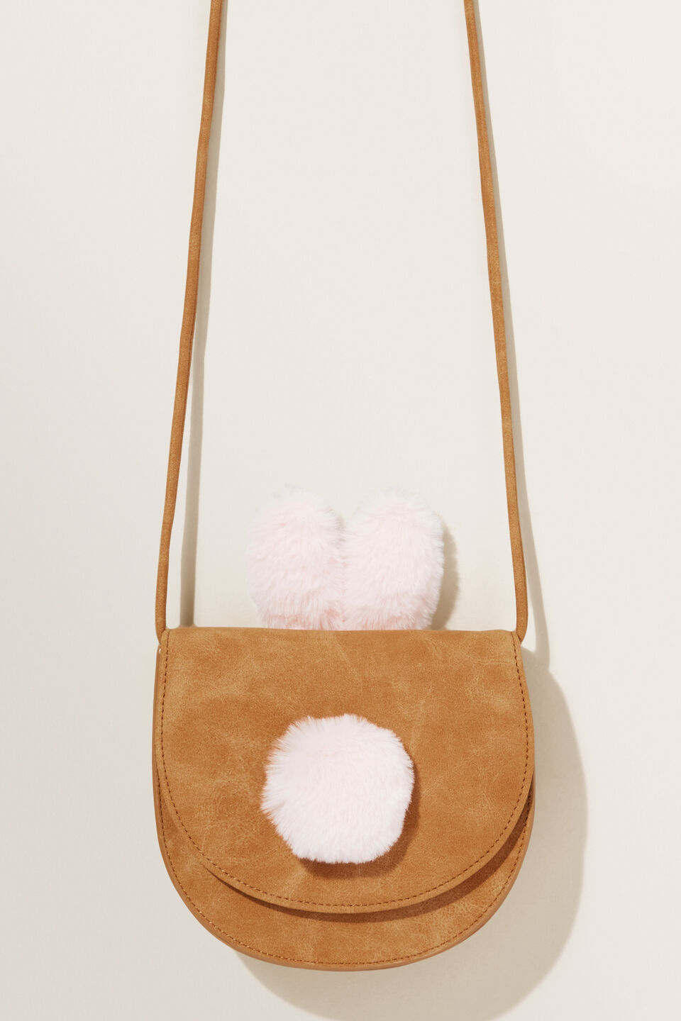 Bunny Ears Saddle Bag  Tan