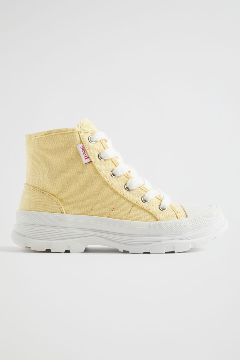 Chunky Sole Canvas High-Top  Buttercup