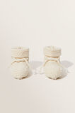 Knitted Bootie  Rich Cream  hi-res