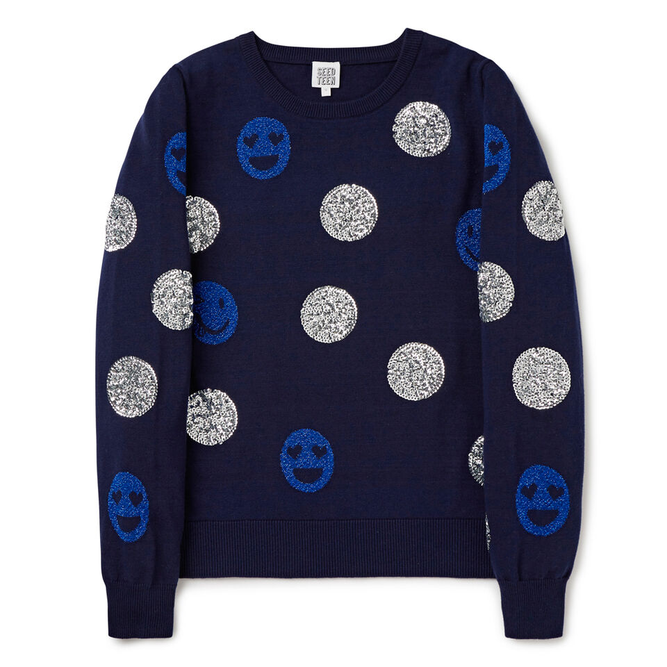 Smiley Spot Sweater  