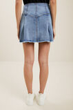 Frill Denim Skirt  Bright Blue Wash  hi-res