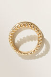 Twisted Duo Ring  Gold  hi-res