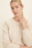 Twist Yarn Relaxed Sweater  Champagne Twist  hi-res