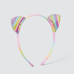 Rainbow Acrylic Ears Headband    hi-res
