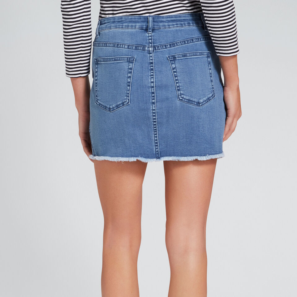 Denim Mini Skirt  