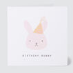 Large Bunny Birthday Card    hi-res