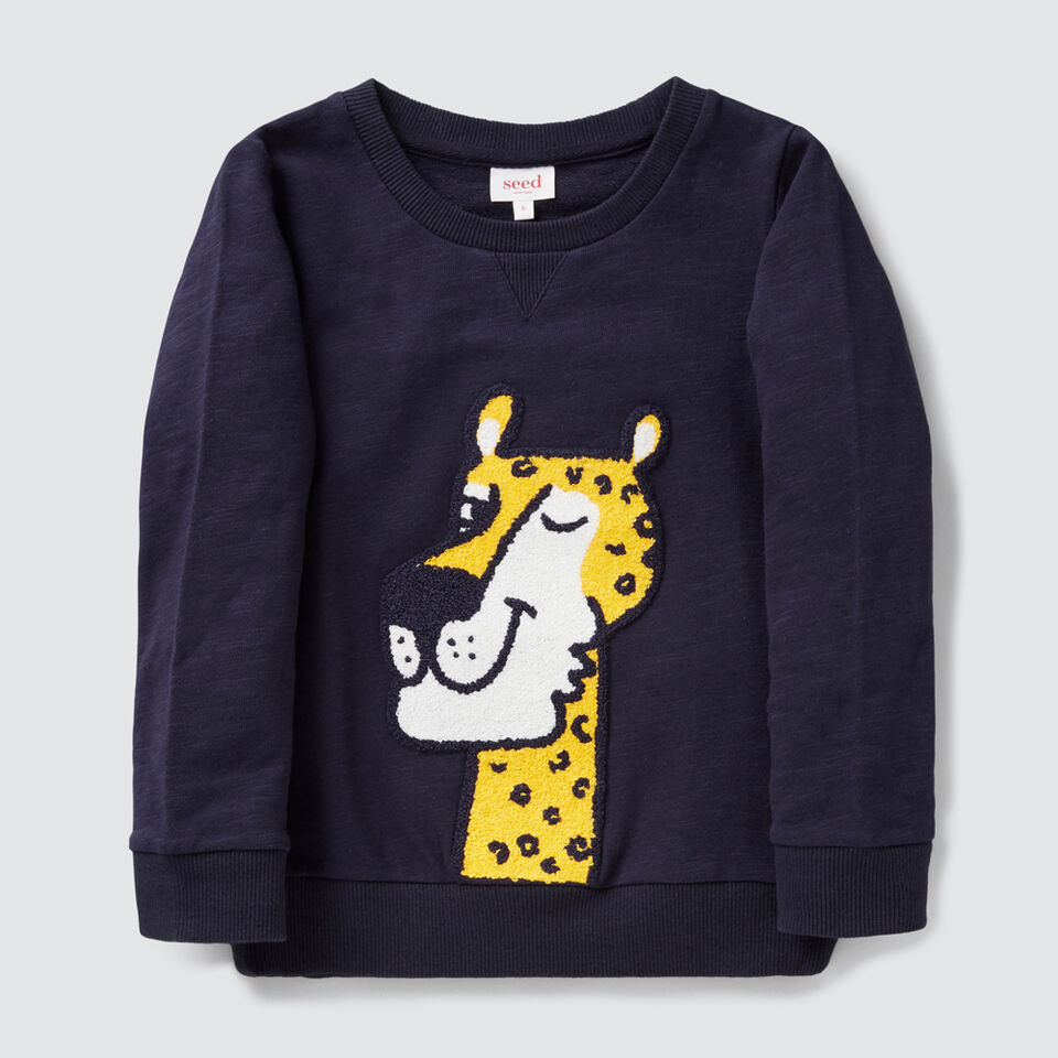 Leopard Chenille Sweater  
