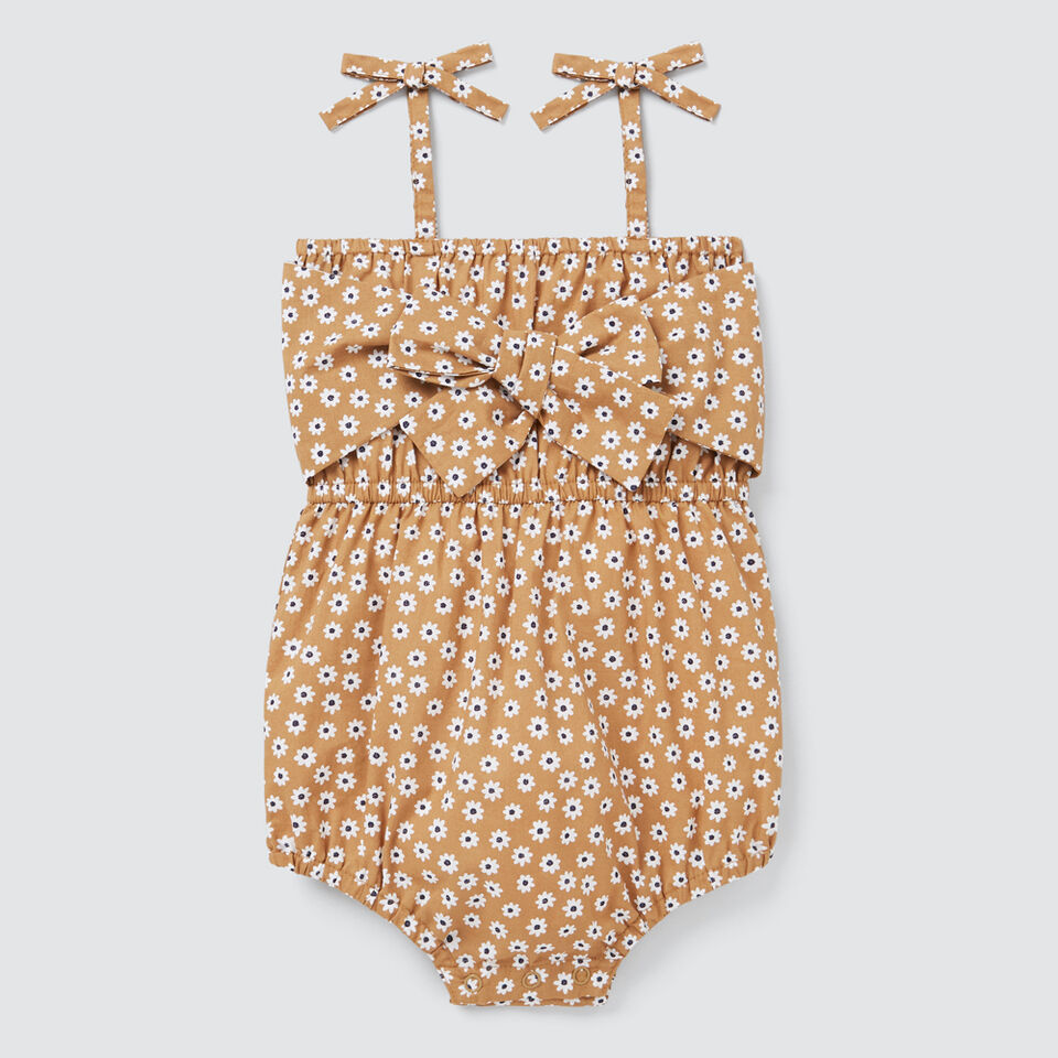 Ditsy Bow Romper  